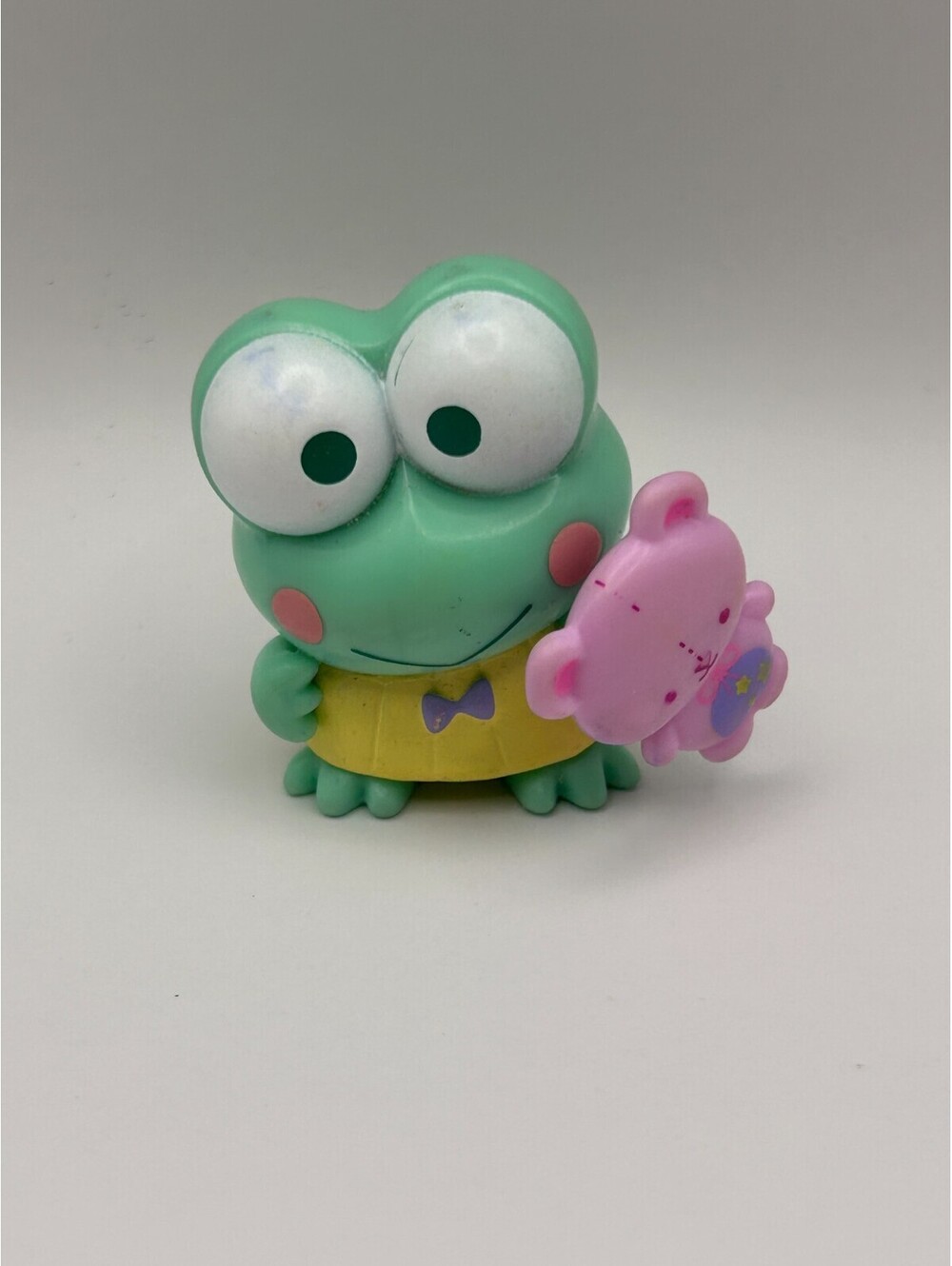 Sanrio Keroppi Figure Jazwares 2024 Holding Pink Teddy